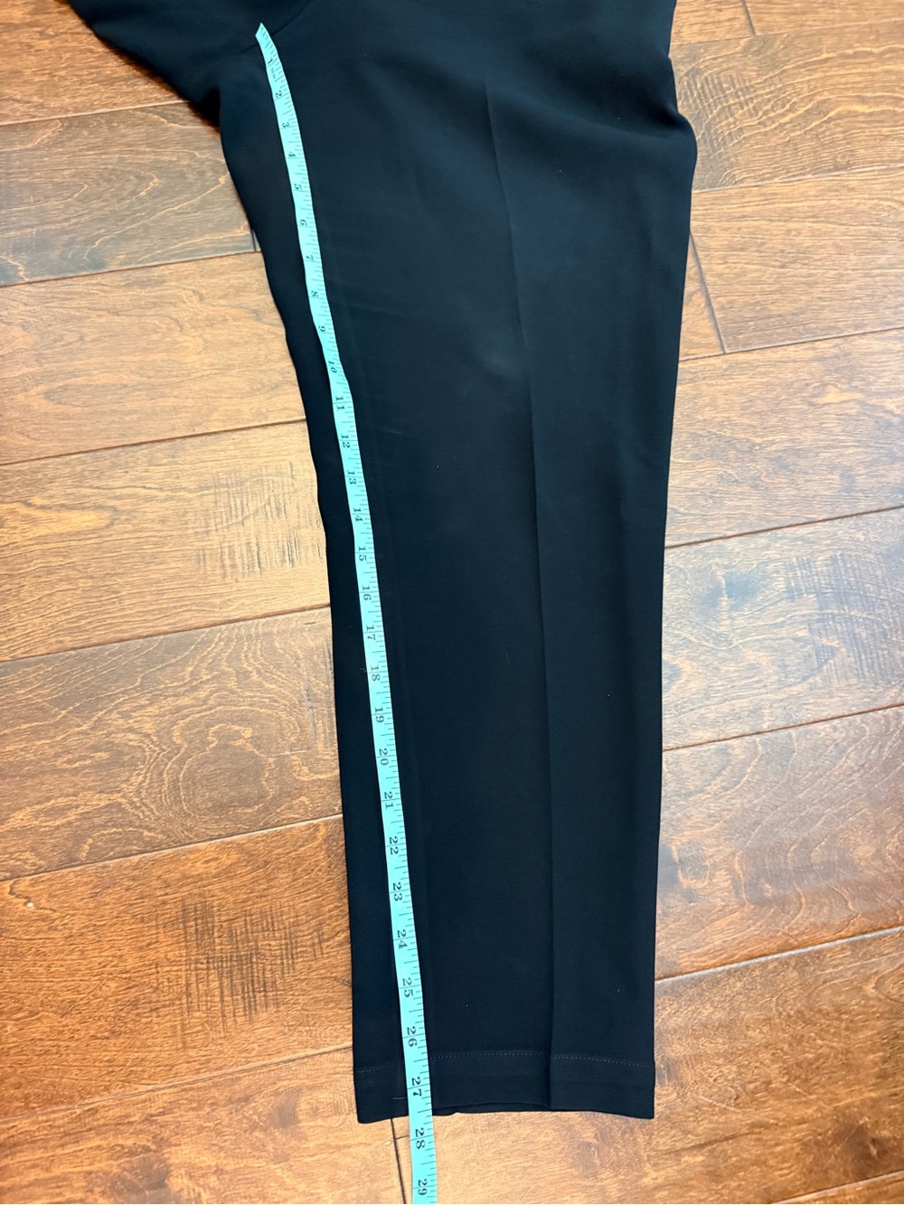 Theory Padra Admiral Crepe Black Ankle Pants Size 12 - Picture 7 of 10